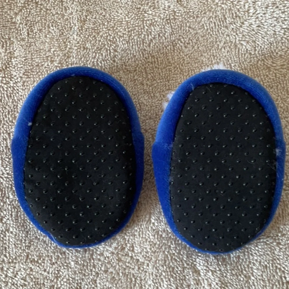 NHL Blue and White infant Edmonton oilers booties - Picture 4 of 6